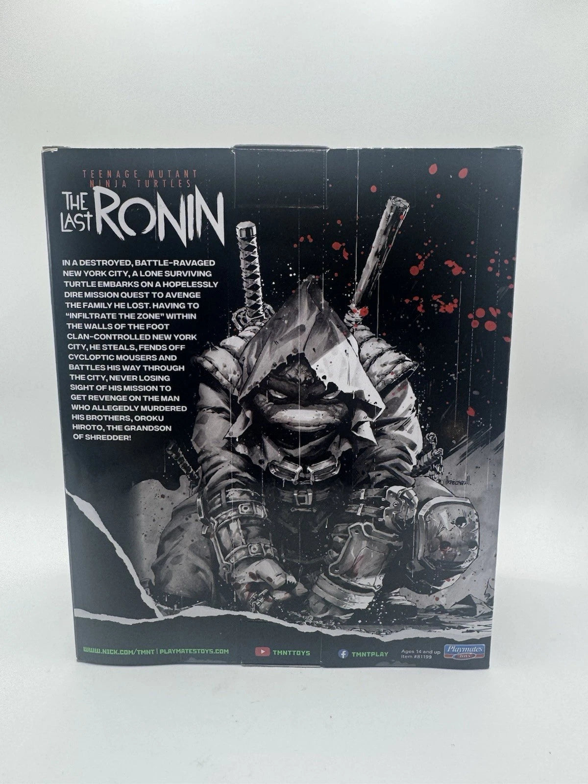 Playmates Teenage Mutant Ninja Turtles The Last Ronin Black and White Chase